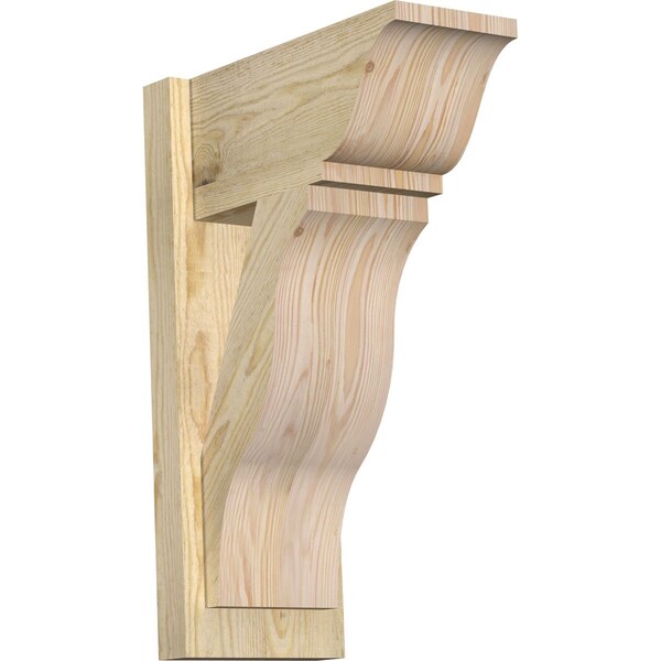 Ekena Millwork Funston Traditional Rough Sawn Outlooker, Douglas Fir, 8"W x 16"D x 24"H OUT08X16X24FST01RDF - main